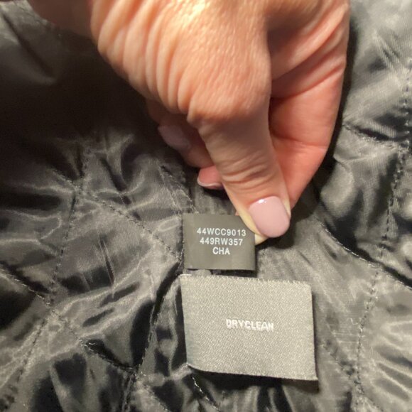 Kenneth Cole Reaction Double Breasted Mens L Peacoat Wool Blend Insulated EUC - Picture 9 of 10